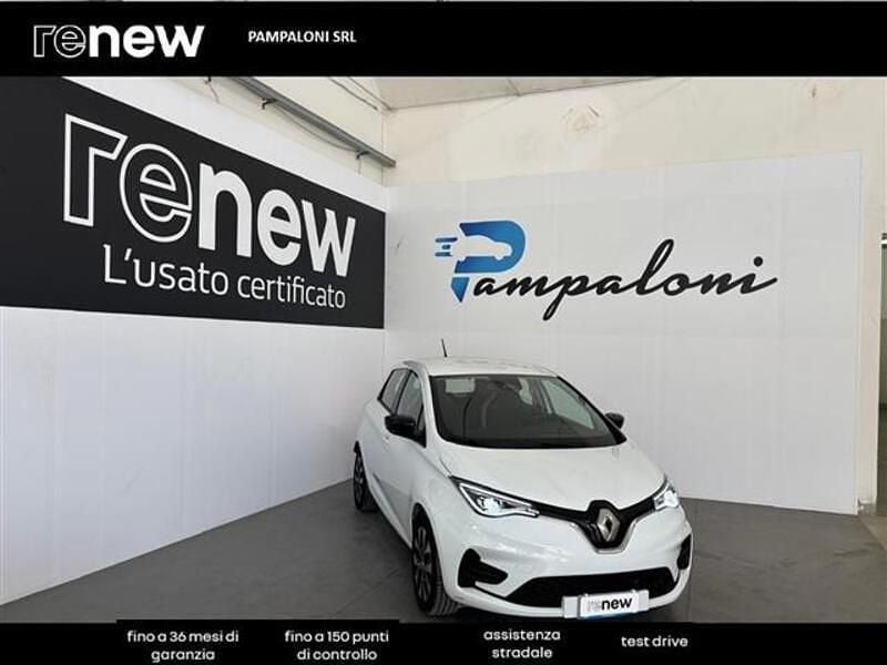 Usata Renault Zoe Zen 100 kW (136 CV) 2022 Bianco Utilitaria
