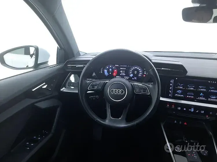 Usata Audi A3 Advanced 150 CV (110 kW) 2022 Bianco Berlina