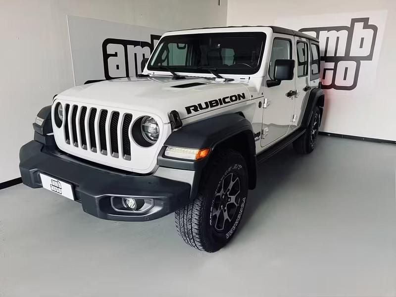 Usata Jeep Wrangler Unlimited Rubicon 200 CV (147 kW) 2018 Bianco SUV