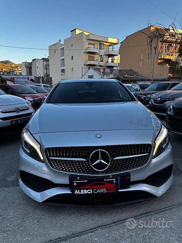 Grigio Usata 2017 Mercedes A200 Premium Tre volumi | 17.900 € (Buon prezzo) - Immagine 1/4