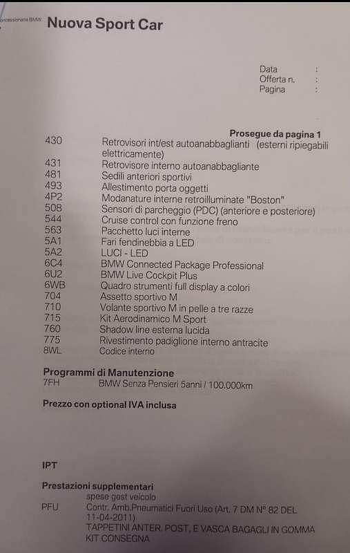Usata BMW 116 M Sport 116 CV (85 kW) 2023 Utilitaria