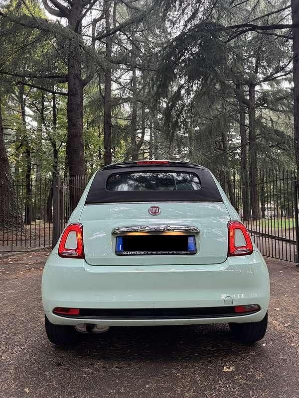 Usata Fiat 500C Dolcevita 69 CV (50 kW) 2020 Verde Cabrio