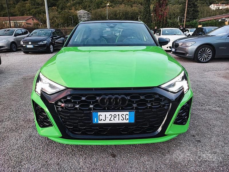Usata Audi RS3 400 CV (294 kW) 2022 Verde Berlina
