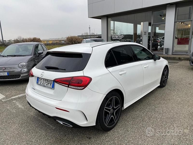 Usata Mercedes A180 Premium 116 CV (85 kW) 2018 Bianco Berlina