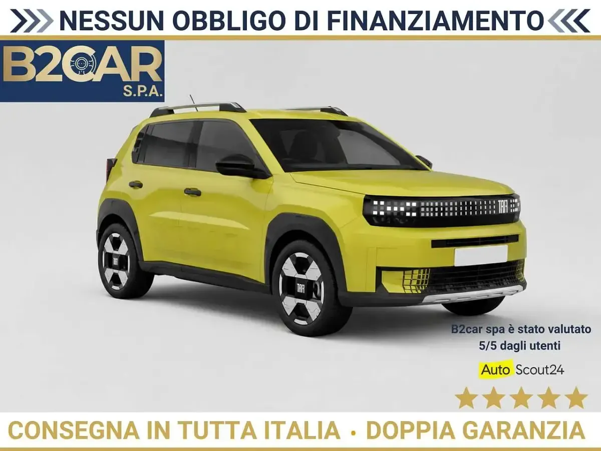 Usata Fiat Grande Panda La Prima 83 kW (113 CV) 2025 Giallo Utilitaria