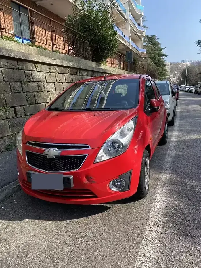 Usata Chevrolet Spark 68 CV (50 kW) 2011 Rosso Utilitaria