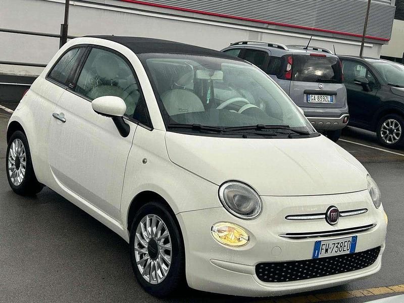 Usata Fiat 500C Lounge 69 CV (50 kW) 2019 Bianco Cabrio