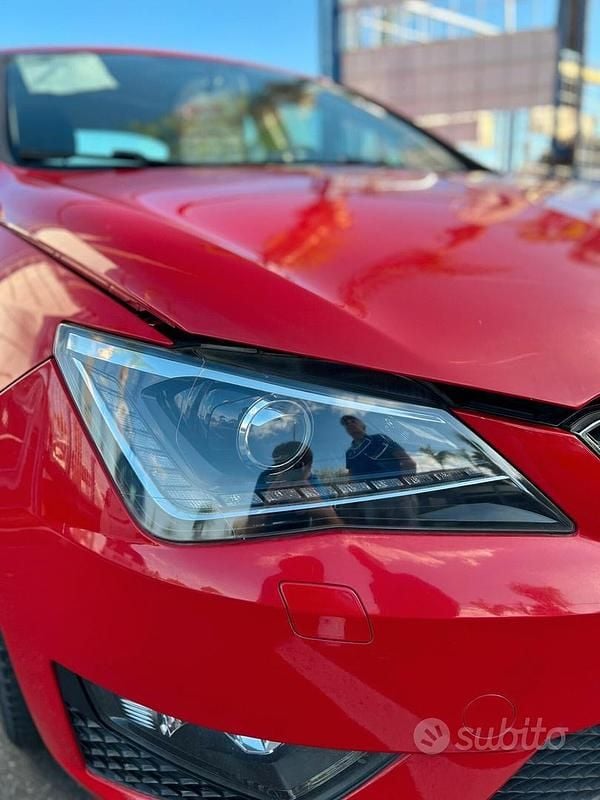 Usata Seat Ibiza FR 86 CV (63 kW) 2014 Rosso Berlina