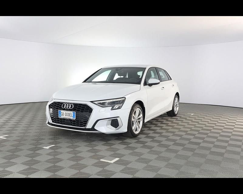 Usata Audi A3 Advanced 116 CV (85 kW) 2021 Bianco Berlina