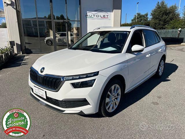 Bianco Usata 2020 Skoda Kamiq Ambition SUV | 11.700 € (Ottimo prezzo) - Immagine 1/4