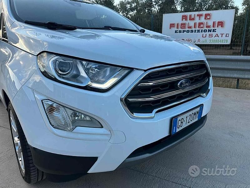 Usata Ford Ecosport Titanium 125 CV (91 kW) 2020 Bianco SUV
