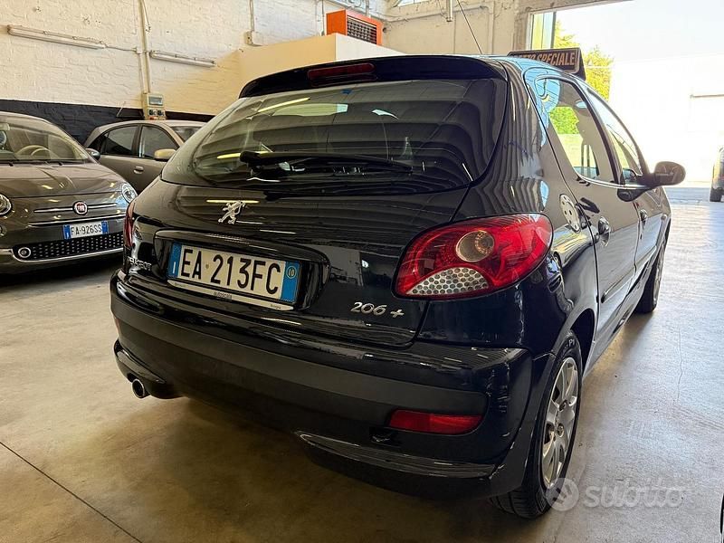 Usata Peugeot 206 60 CV (44 kW) 2010 Nero Berlina