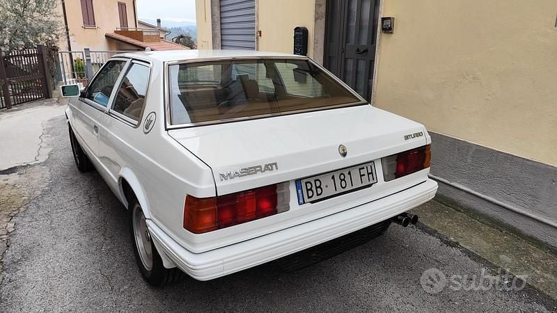 Usata Maserati Biturbo 1986 Bianco Coupé