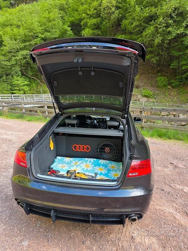 Usata Audi A5 S-Line 245 CV (180 kW) 2014 Grigio Coupé