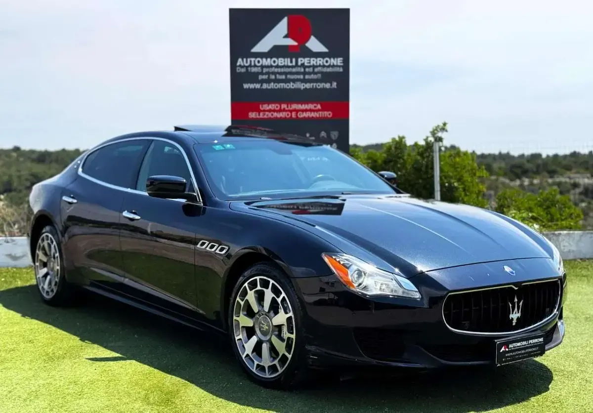 Usata Maserati Quattroporte GranLusso 411 CV (302 kW) 2013 Nero ribelle Berlina
