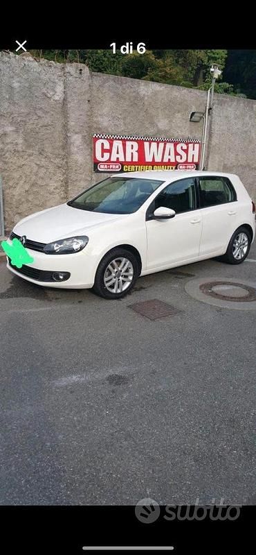 Usata VW Golf VI 140 CV (102 kW) 2011 Bianco Utilitaria