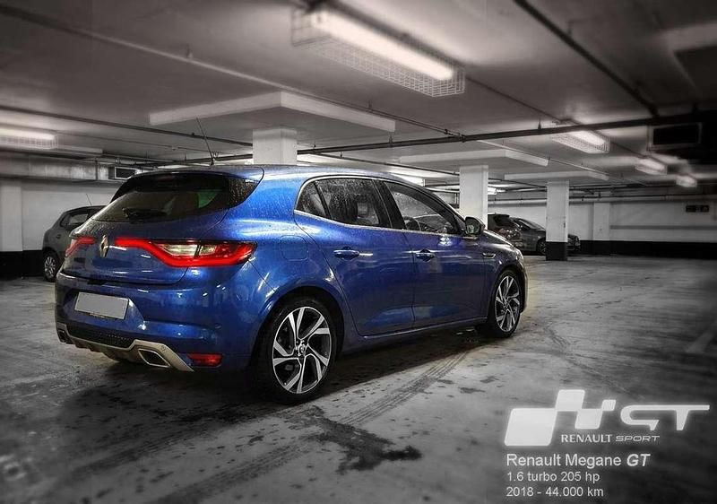 Usata Renault Mégane GT Line GT 204 CV (150 kW) 2018 Blu/azzurro Berlina
