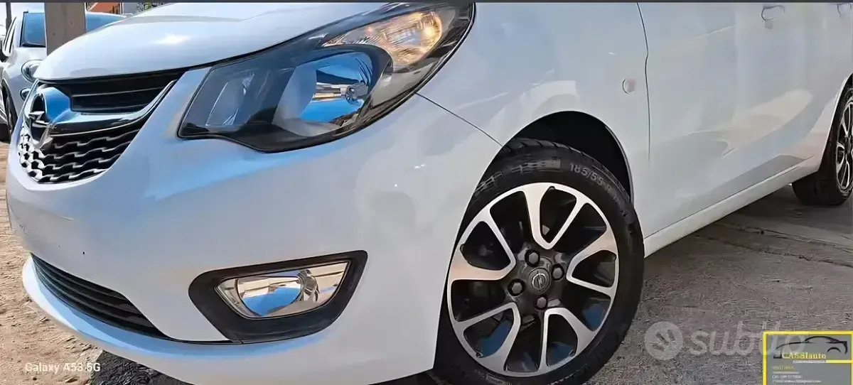 Usata Opel Karl 75 CV (55 kW) 2018 Bianco Utilitaria