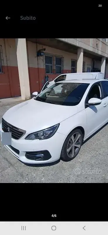 Usata Peugeot 308 Active 131 CV (96 kW) 2018 Bianco Berlina