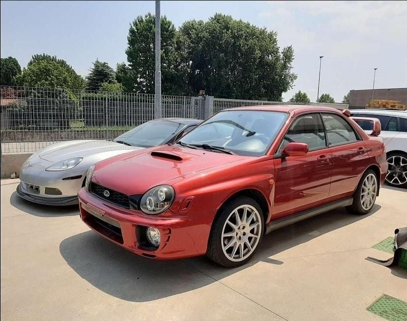 Usata Subaru Impreza 218 CV (160 kW) 2002 Rosso Berlina