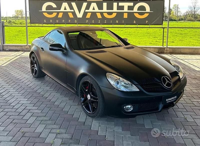 Usata Mercedes SLK200 183 CV (134 kW) 2009 Nero Cabrio