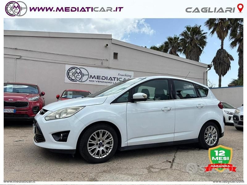 Usata Ford C-MAX Titanium 115 CV (84 kW) 2012 Bianco Monovolume