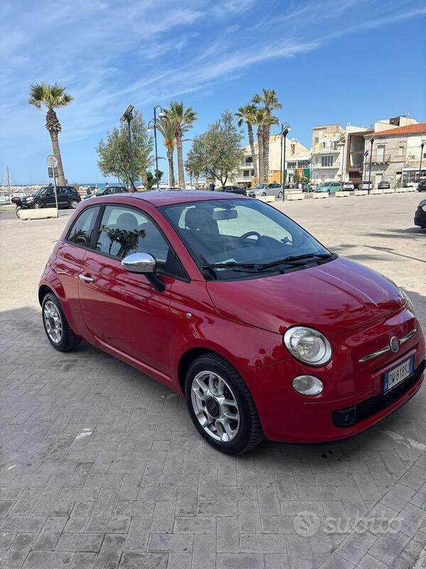 Usata Fiat 500 100 CV (73 kW) 2009 Rosso Utilitaria