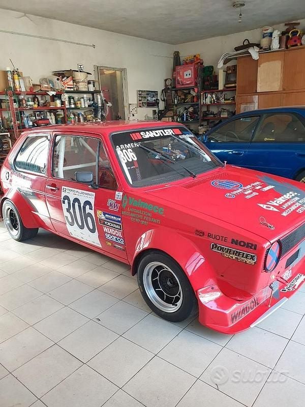 Usata VW Golf I GTI 110 CV (80 kW) 1982 Rosso Utilitaria