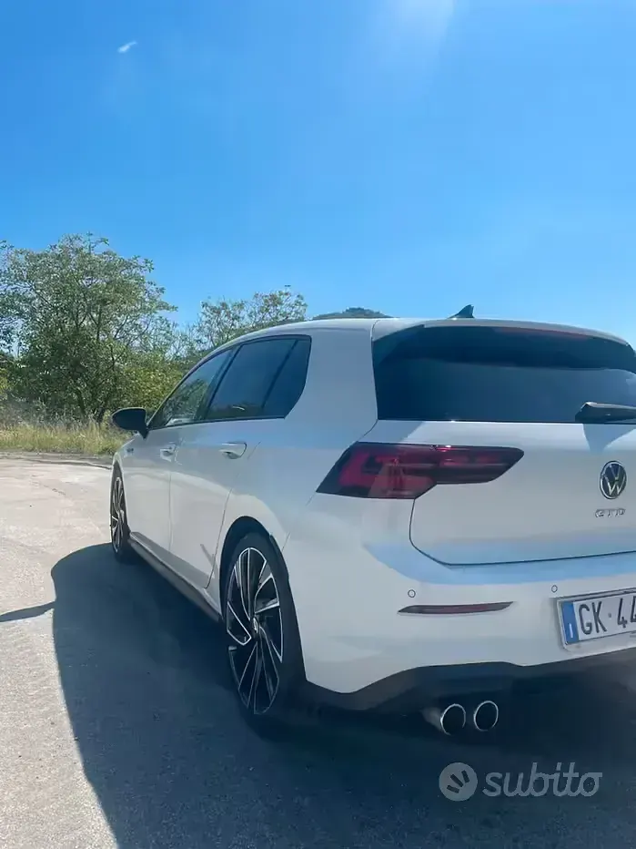 Usata VW Golf VIII GTD 200 CV (147 kW) 2021 Bianco Berlina