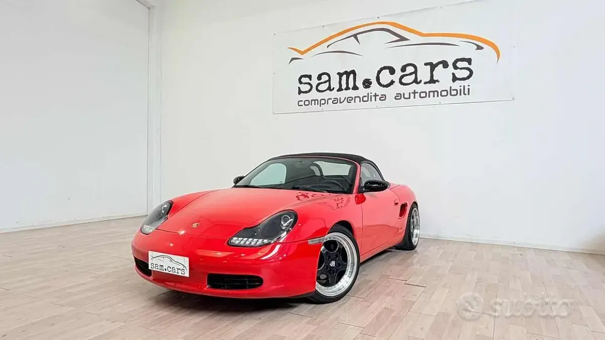 Usata Porsche Boxster 204 CV (150 kW) 1997 Rosso Cabrio