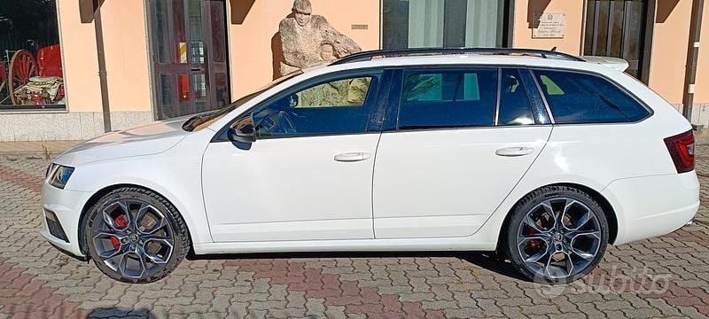 Usata Skoda Octavia vRS 184 CV (135 kW) 2018 Bianco Berlina