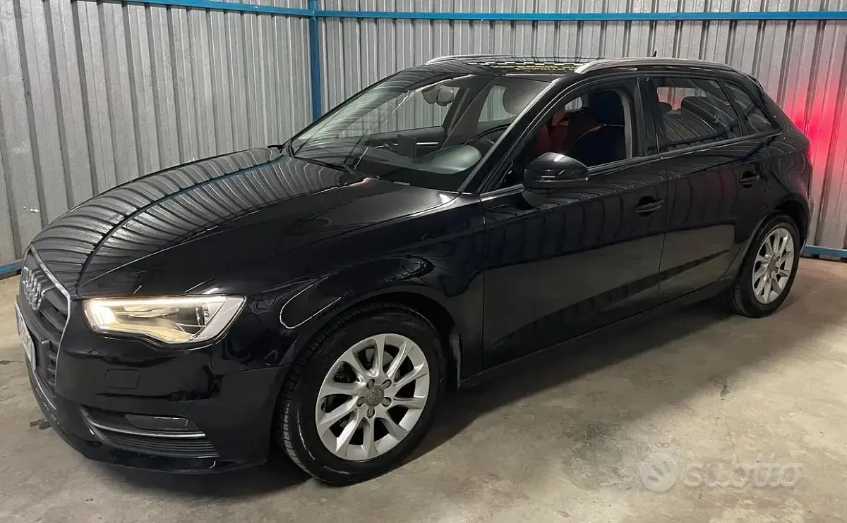 Usata Audi A3 Ambition 110 CV (80 kW) 2014 Nero Berlina