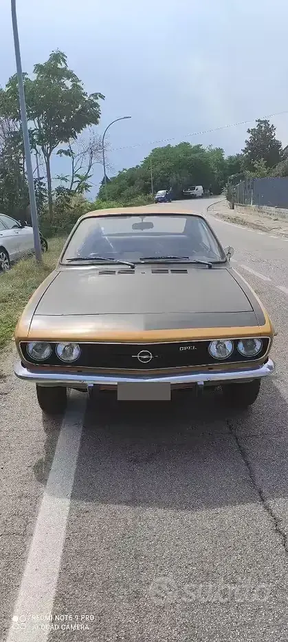 Usata Opel Manta 1970 Giallo Coupé