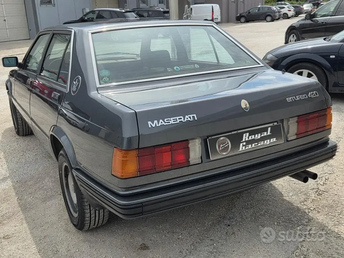 Usata Maserati Biturbo 184 CV (135 kW) 1985 Grigio Berlina