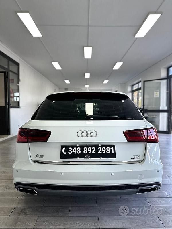Usata Audi A6 S-Line 190 CV (139 kW) 2018 Bianco Station wagon