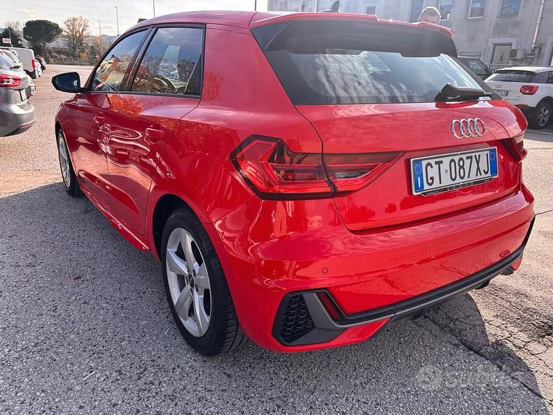 Usata Audi A1 Sportback S-Line 110 CV (80 kW) 2021 Rosso Utilitaria