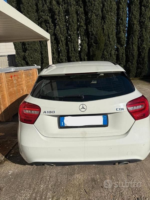Usata Mercedes A180 Premium 109 CV (80 kW) 2014 Bianco Berlina