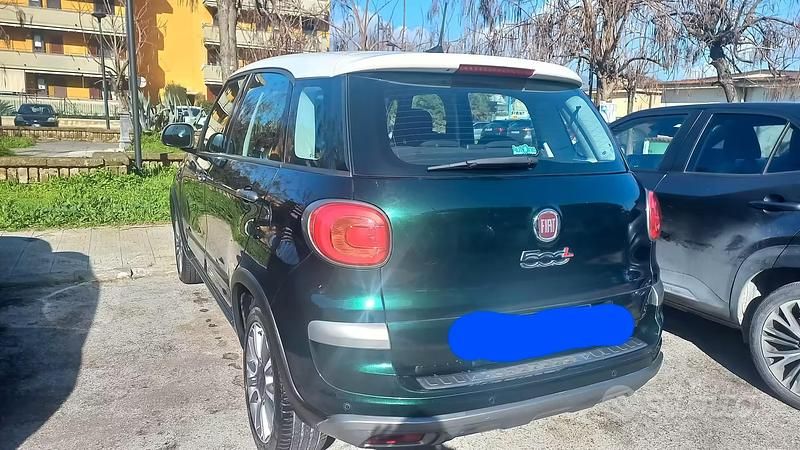 Usata Fiat 500L Cross 95 CV (69 kW) 2017 Verde Monovolume
