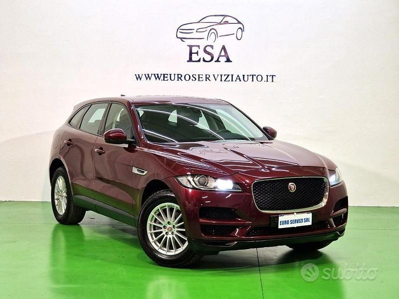 Bordeaux(met.) Usata 2016 Jaguar F-Pace Pure SUV | 14.400 € (Ottimo prezzo) - Immagine 1/3