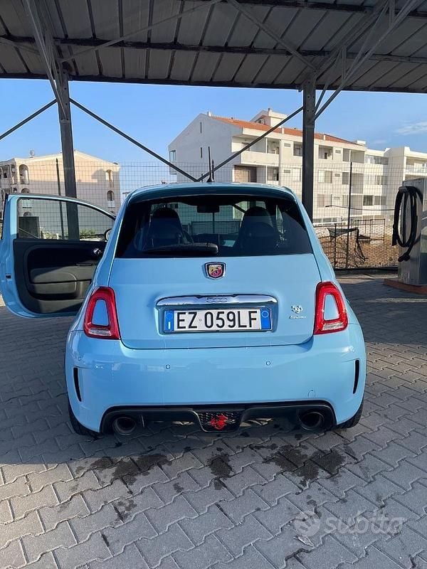 Usata Abarth 595 Turismo 160 CV (117 kW) 2015 Blu Utilitaria