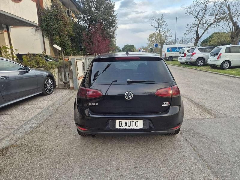 Usata VW Golf VII Trendline 90 CV (66 kW) 2015 Nero Berlina