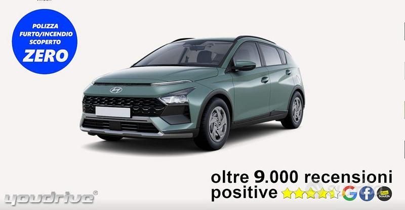 Verde Usata 2024 Hyundai Bayon SUV | 15.650 € (Ottimo prezzo) - Immagine 1/1