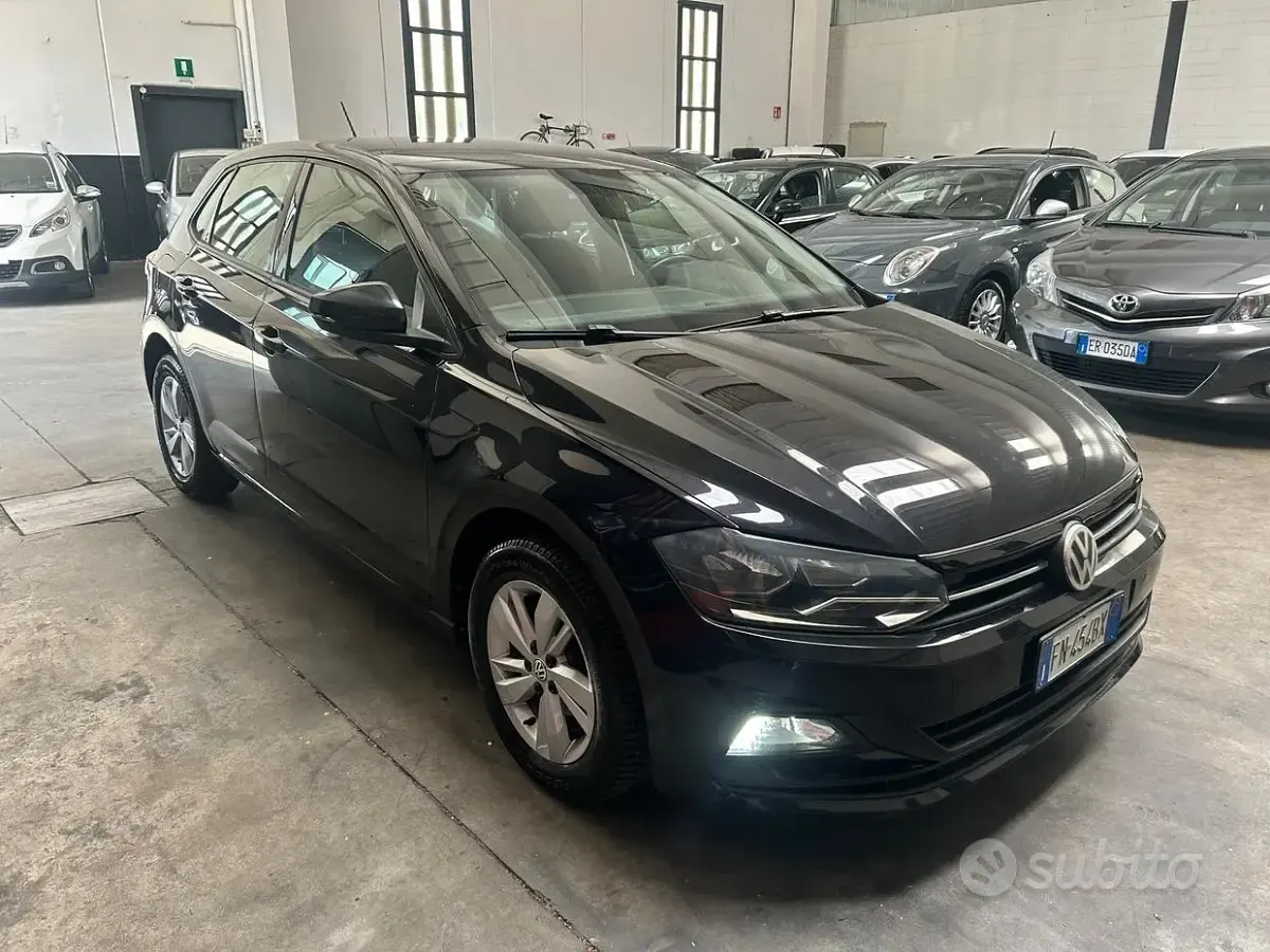 Usata VW Polo 75 CV (55 kW) 2018 Nero Utilitaria