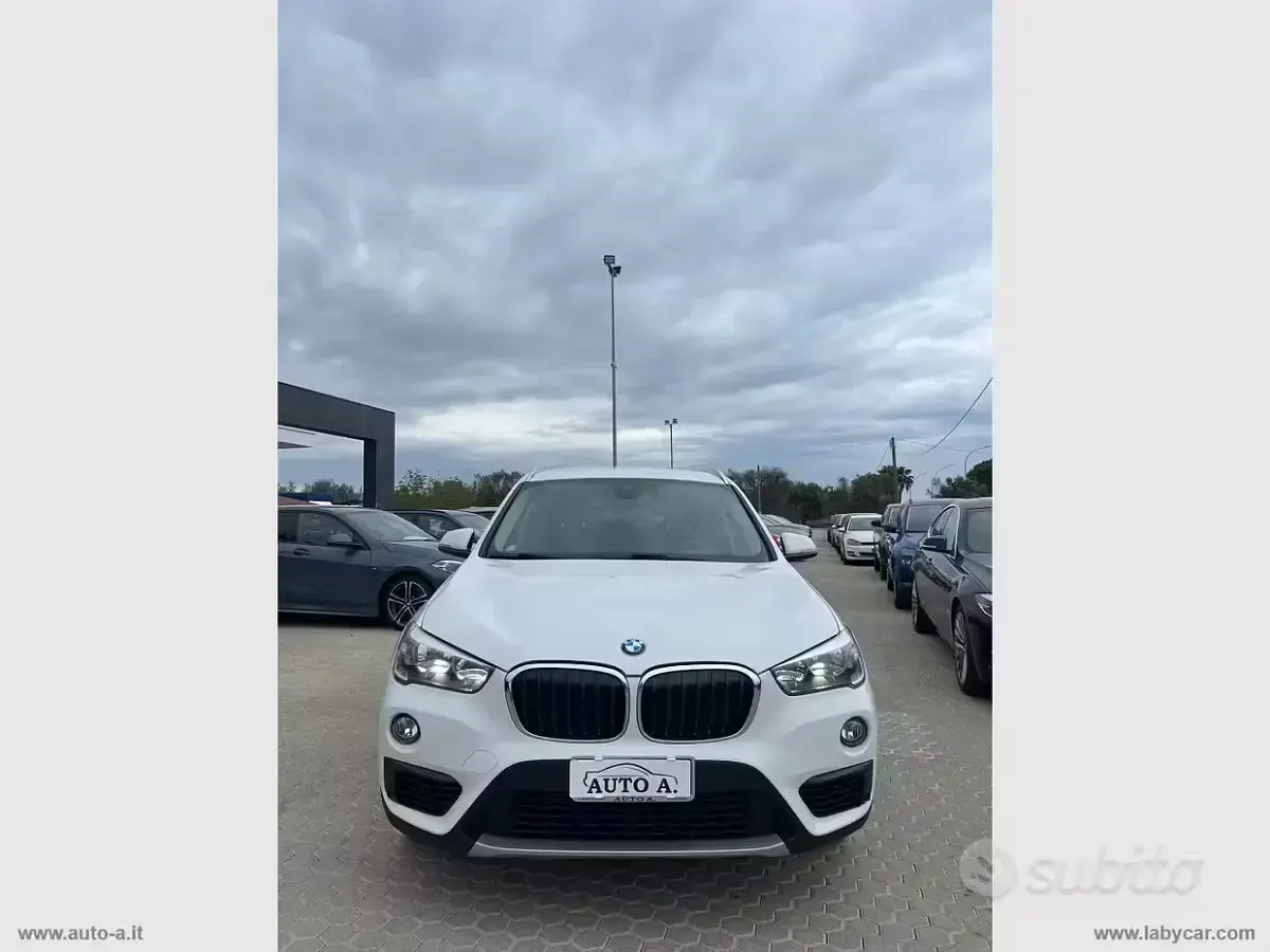 Usata BMW X1 Efficient Dynamics 150 CV (110 kW) 2017 Bianco SUV