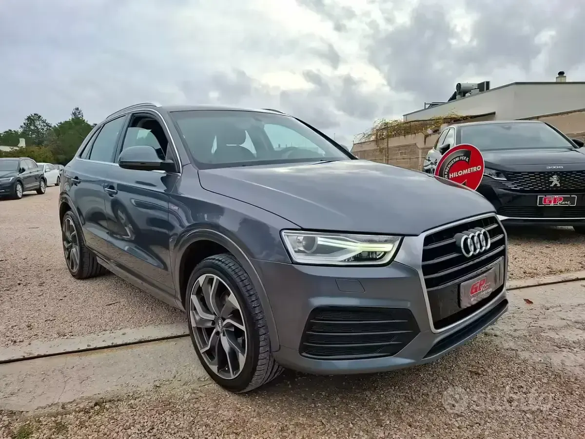 Usata Audi Q3 S-Line 150 CV (110 kW) 2016 Grigio SUV