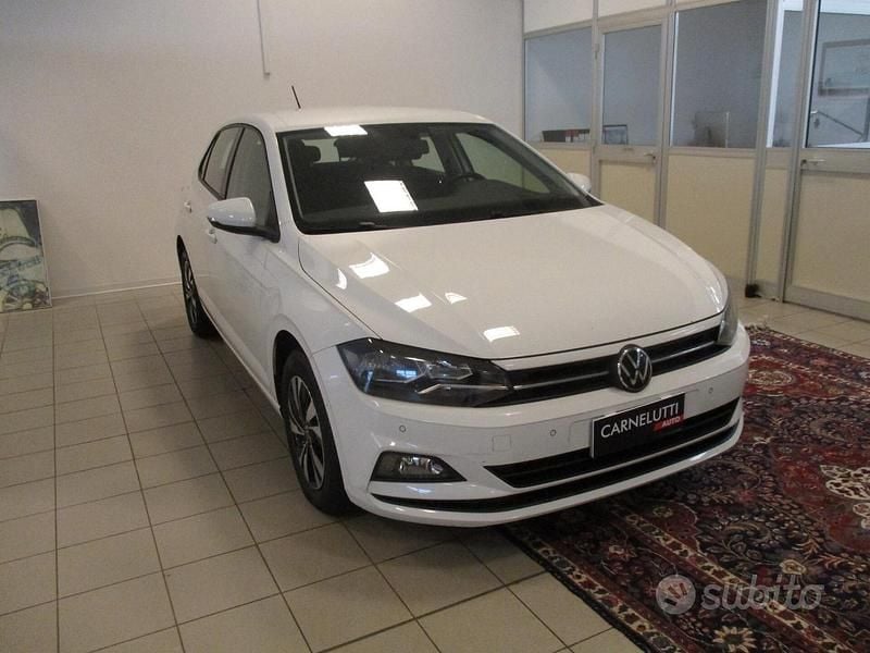 Usata VW Polo Comfortline 95 CV (69 kW) 2021 Bianco Utilitaria