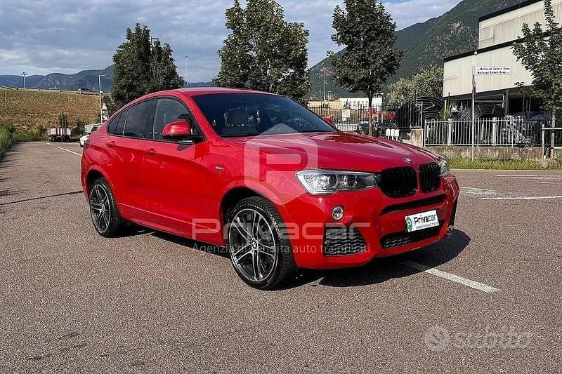 Usata BMW X4 M Sport 258 CV (189 kW) 2015 Rosso SUV