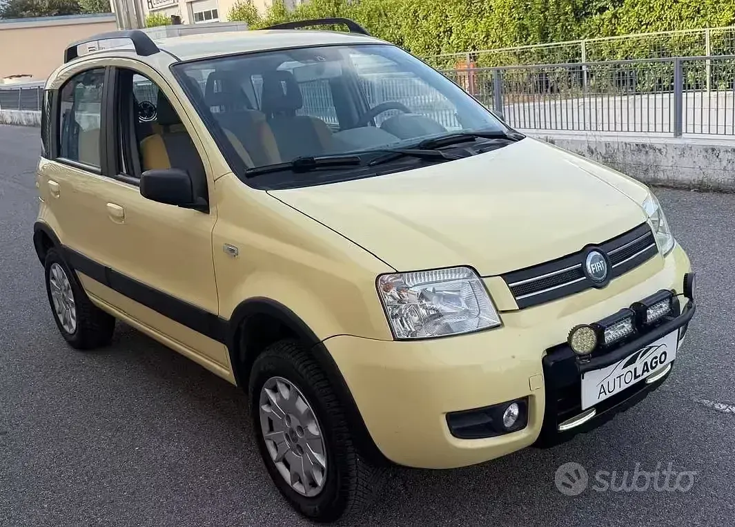 Usata Fiat Panda 4x4 Climbing 54 CV (39 kW) 2006 Giallo Utilitaria