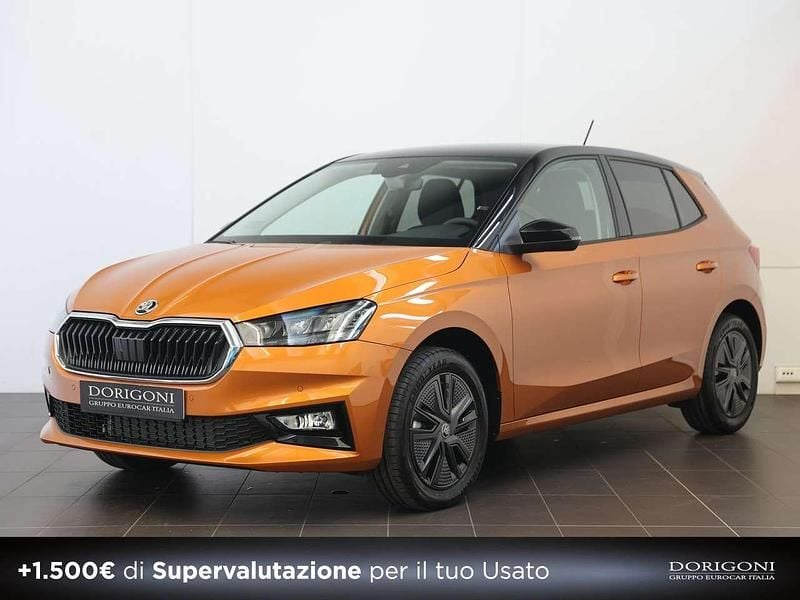 Nuova Skoda Fabia 116 CV (85 kW) 2025 Arancione sunset metallizzato Utilitaria