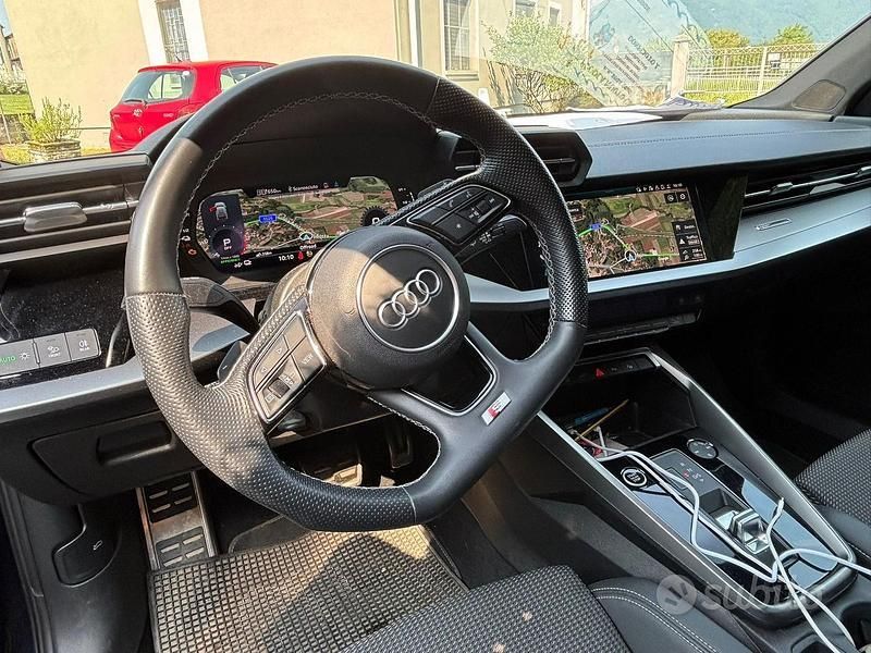 Usata Audi A3 Sportback e-tron S-Line 204 CV (150 kW) 2022 Blu Utilitaria